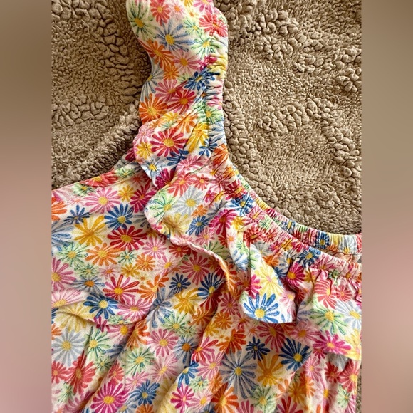 🌼 H&M Girls Floral Ruffle Romper | Size 4-5Y - Picture 3 of 4